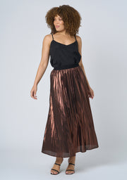 Berlin Maiden Pleated Maxi Skirt