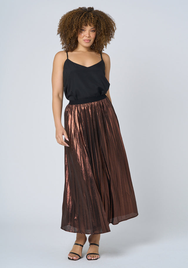 Berlin Maiden Pleated Maxi Skirt