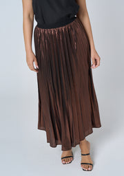 Berlin Maiden Pleated Maxi Skirt