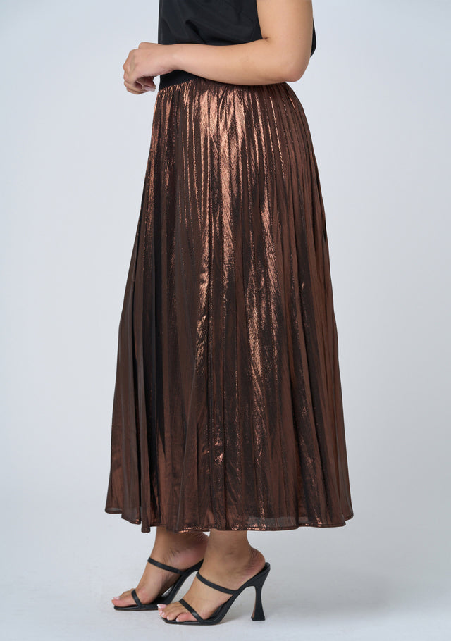 Berlin Maiden Pleated Maxi Skirt