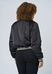 Force Of Nature Satin Bomber