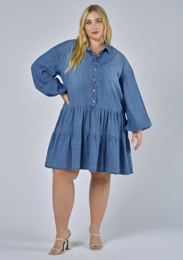 Emer Denim Mini Dress