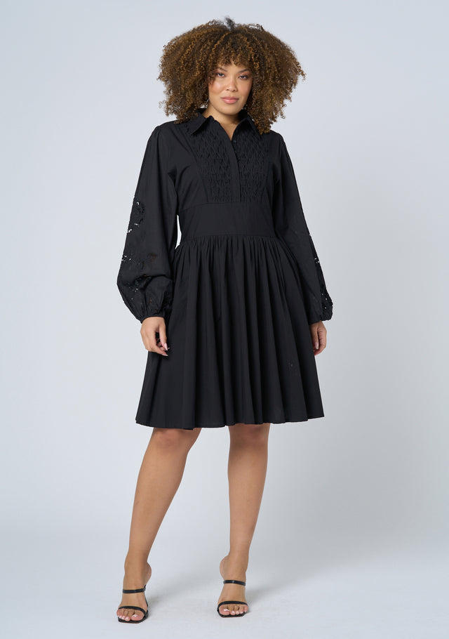 Vivian Broderie Mini Dress