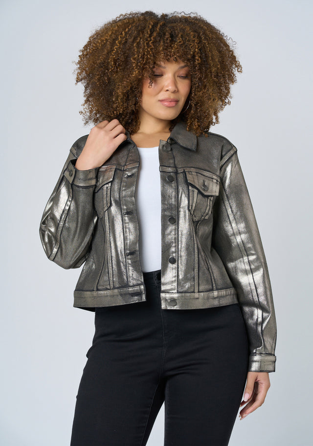 Rema Foil Denim Jacket