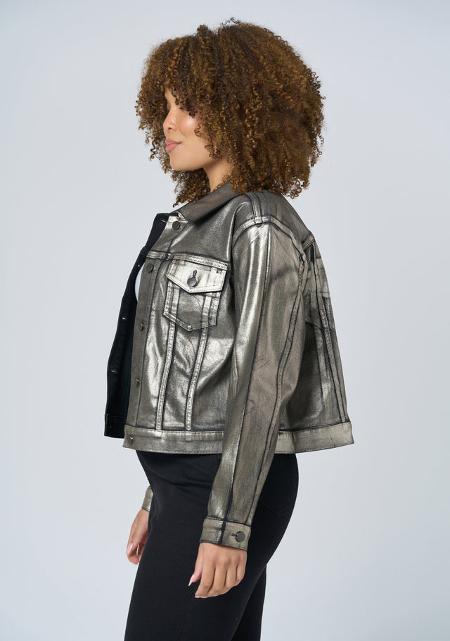 Rema Foil Denim Jacket