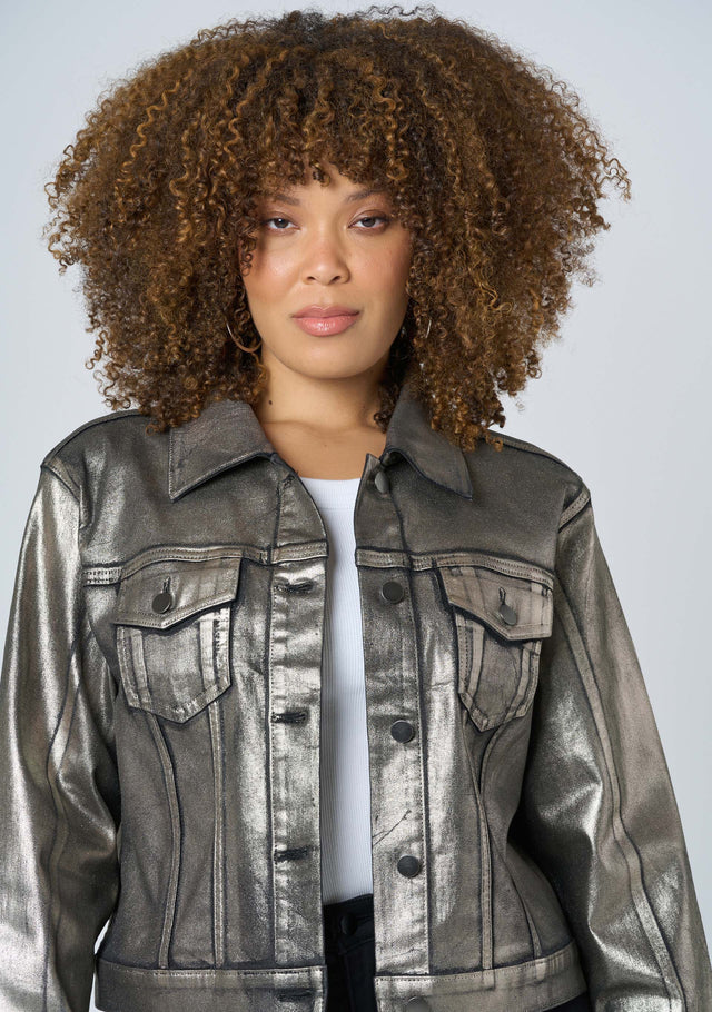 Rema Foil Denim Jacket