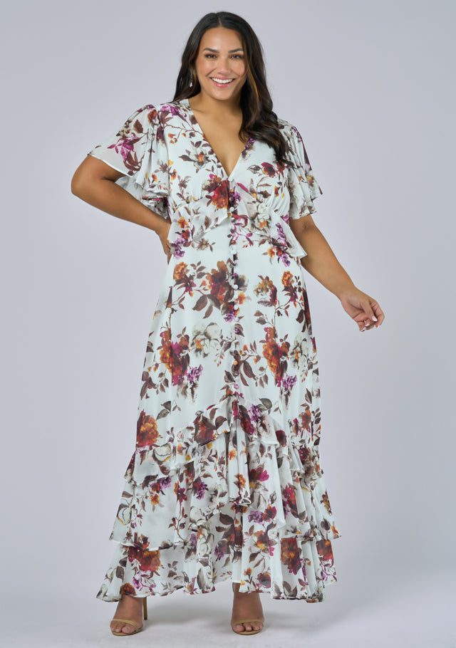 Lavinia Frill Maxi Dress