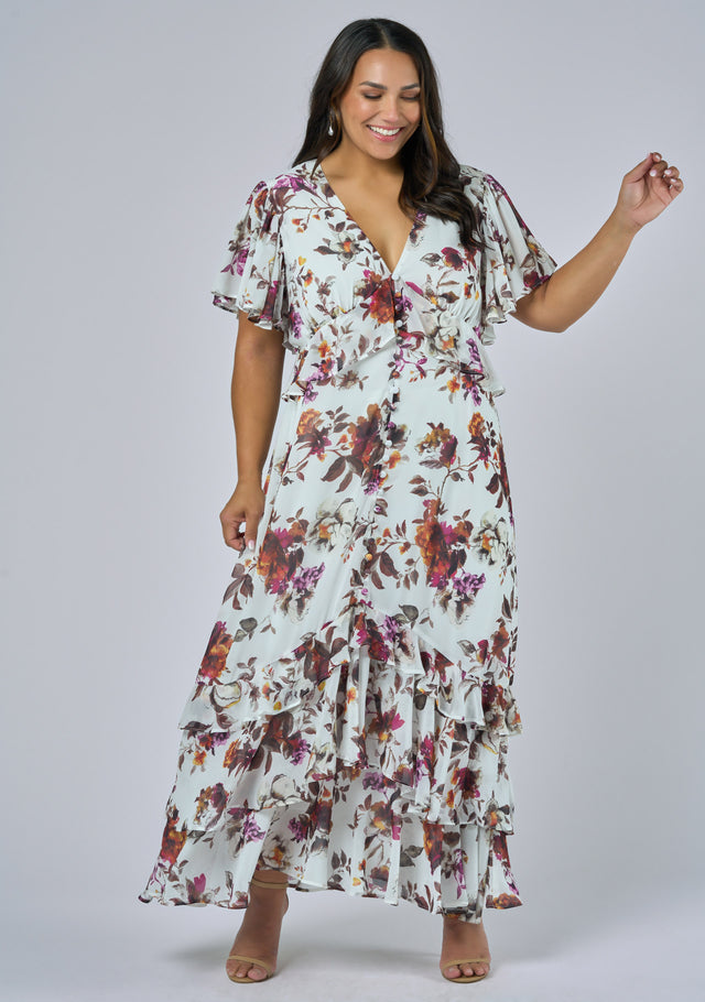 Lavinia Frill Maxi Dress