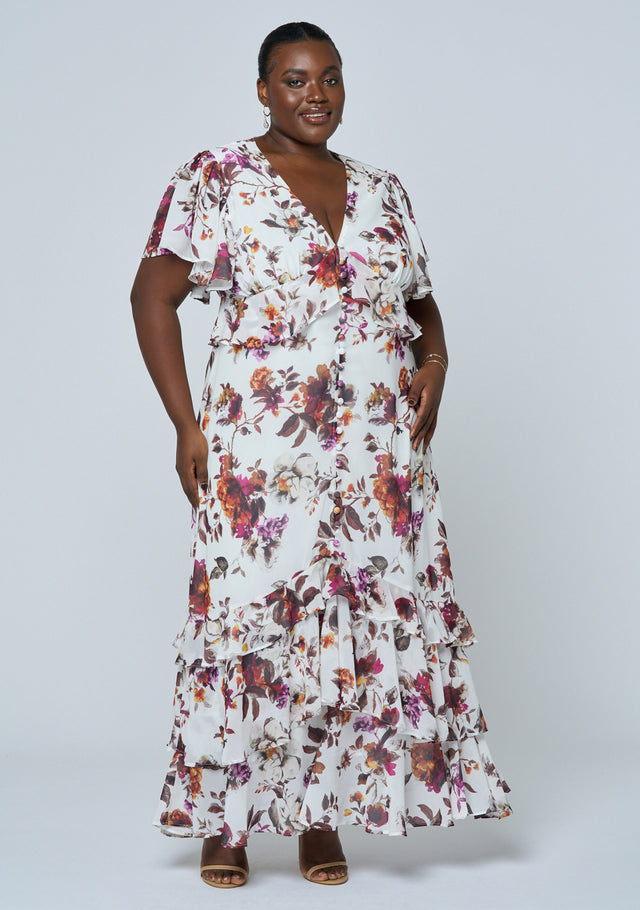 Lavinia Frill Maxi Dress