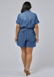 Lily Denim Romper