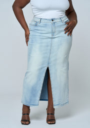 Hype Denim Maxi Skirt