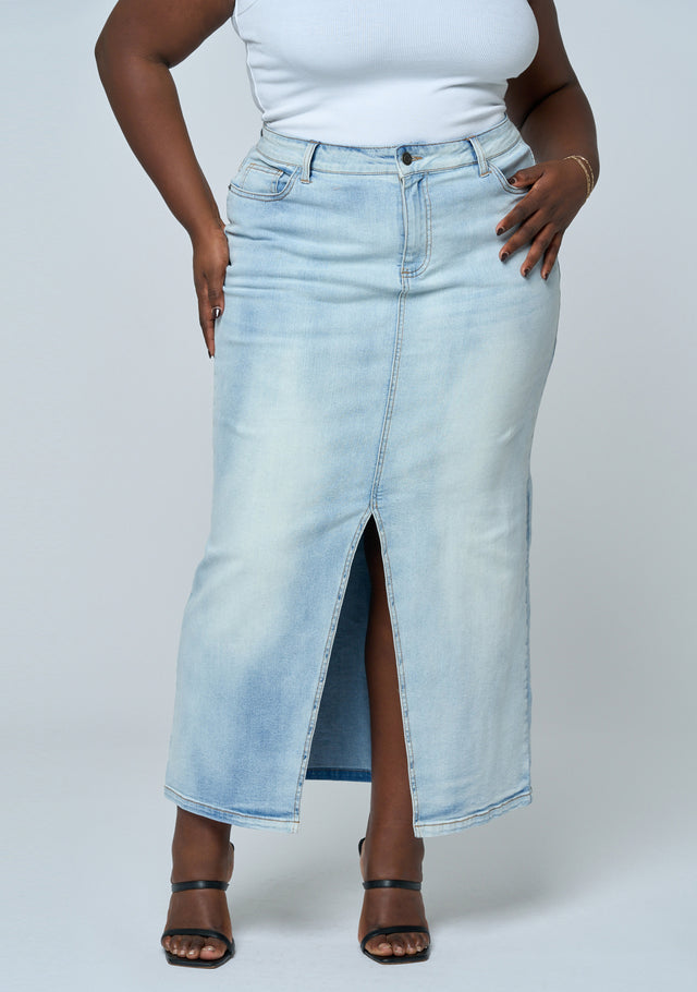 Hype Denim Maxi Skirt