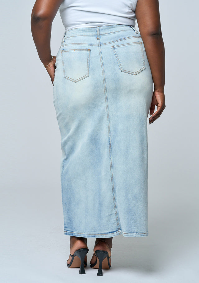 Hype Denim Maxi Skirt