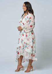 Tiffany Wrap Midi Dress