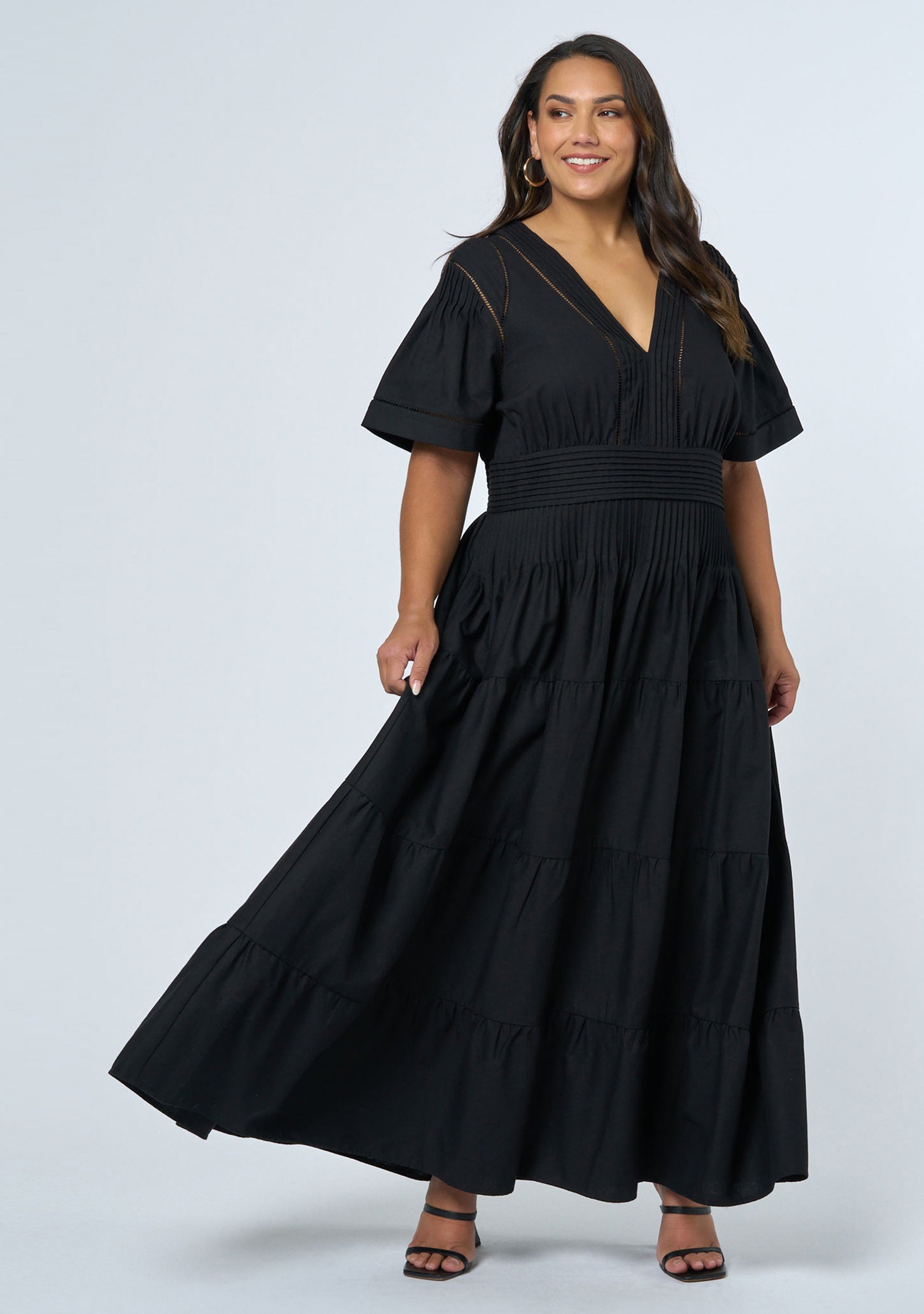 Abby Linen Maxi Dress