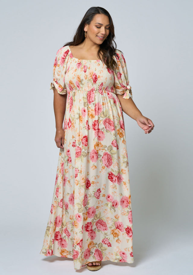 Felicity Ruffle Maxi Dress