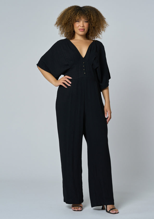 Stage Dive Linen Jumpsuit