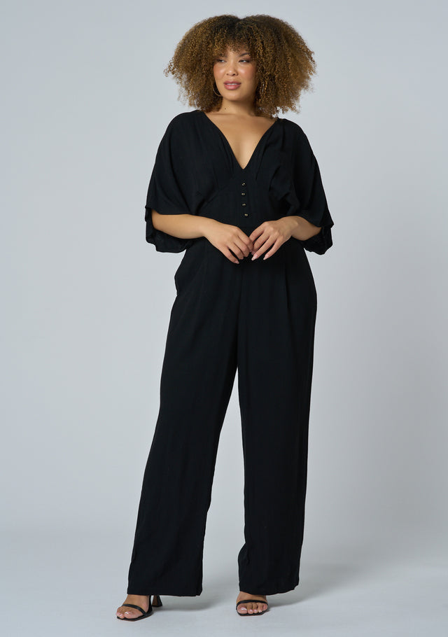 Stage Dive Linen Jumpsuit