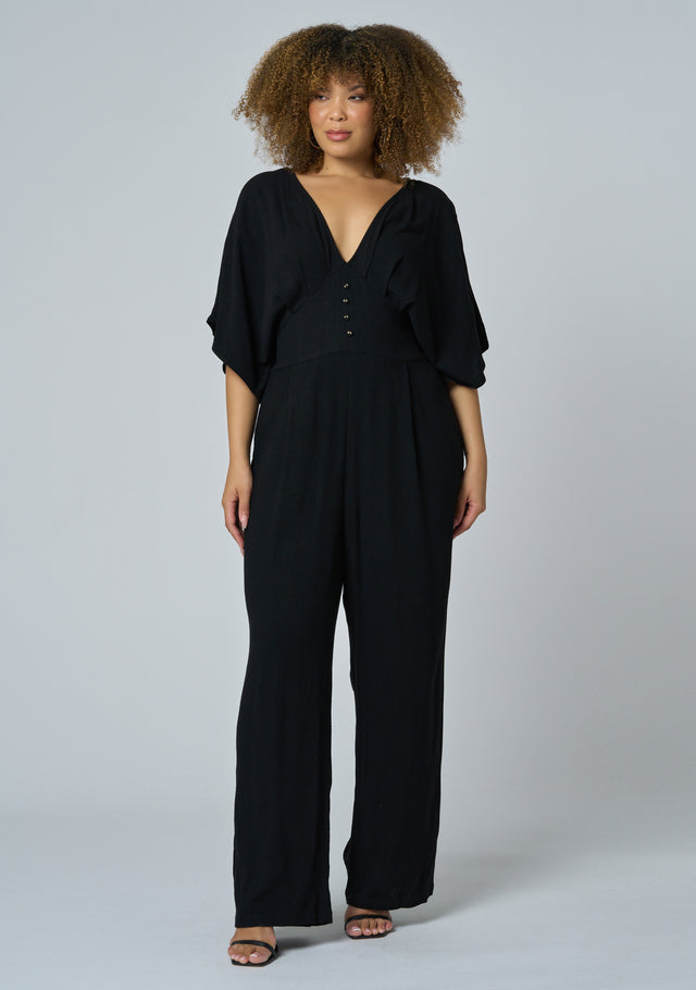 Stage Dive Linen Jumpsuit