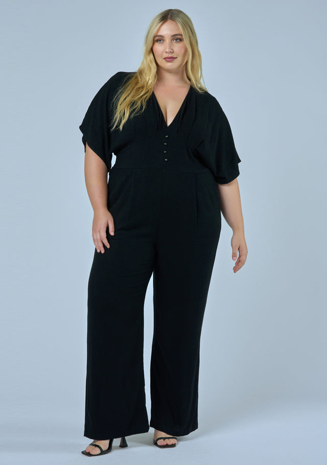 Stage Dive Linen Jumpsuit