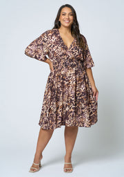 Nelly Flutter Sleeve Dress