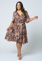 Nelly Flutter Sleeve Dress