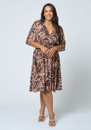 Nelly Flutter Sleeve Dress