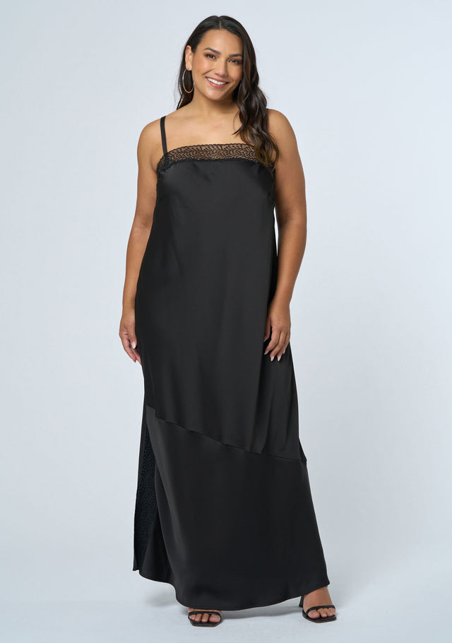 Vortex Maxi Slip Dress