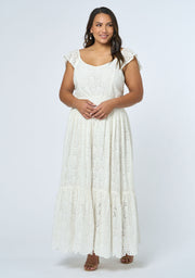 Florence Embroidered Lace Maxi Dress