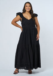 Georgie Broderie Maxi Dress