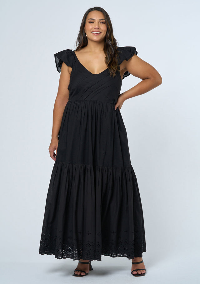 Georgie Broderie Maxi Dress