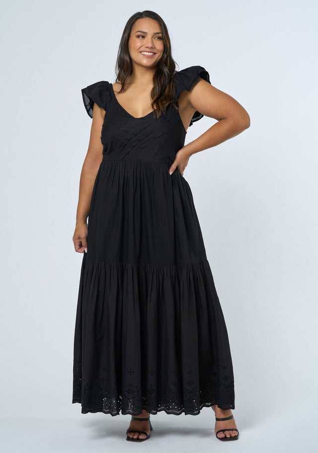 Georgie Broderie Maxi Dress