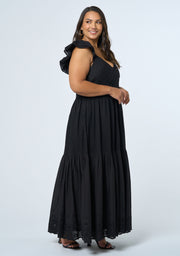 Georgie Broderie Maxi Dress