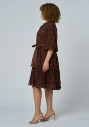 Claudia Broderie Dress