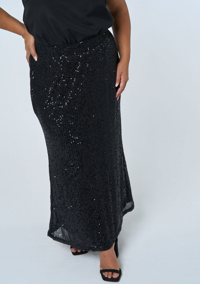 Seducer Sequin Maxi Skirt