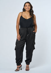 Revolution Satin Cargo Pant