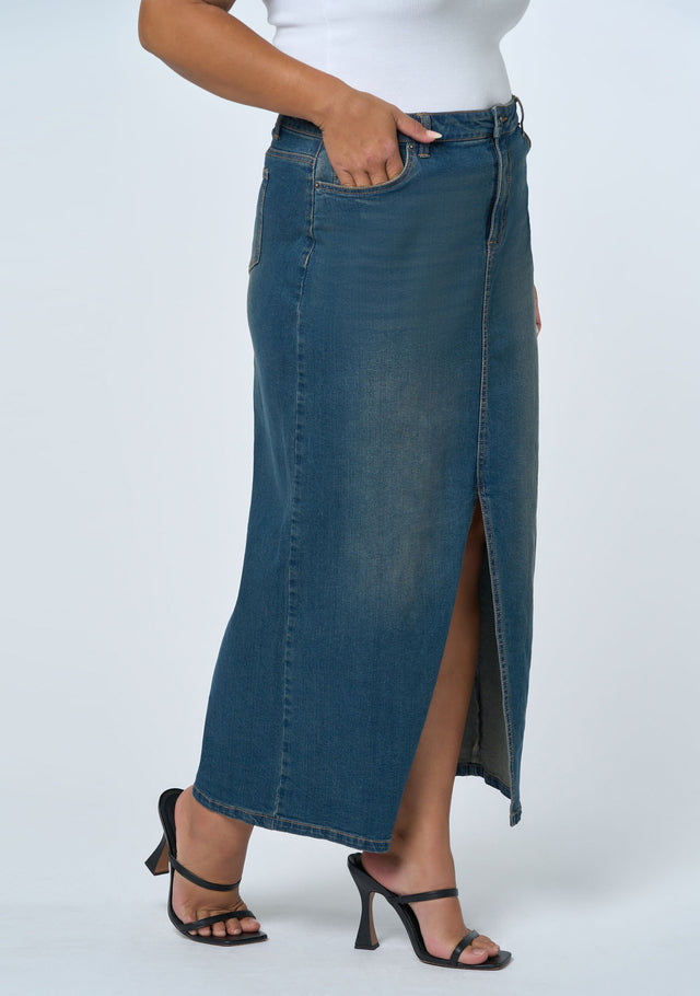 Hype Denim Maxi Skirt