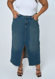 Hype Denim Maxi Skirt