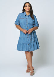 Carla Chambray Denim Dress