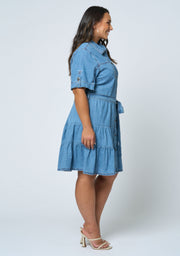 Carla Chambray Denim Dress