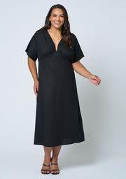 Eddie Linen Midi Dress