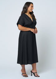 Eddie Linen Midi Dress