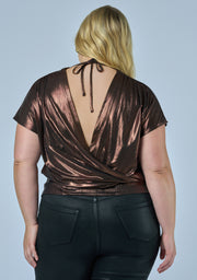 Desires Meet Metallic Top