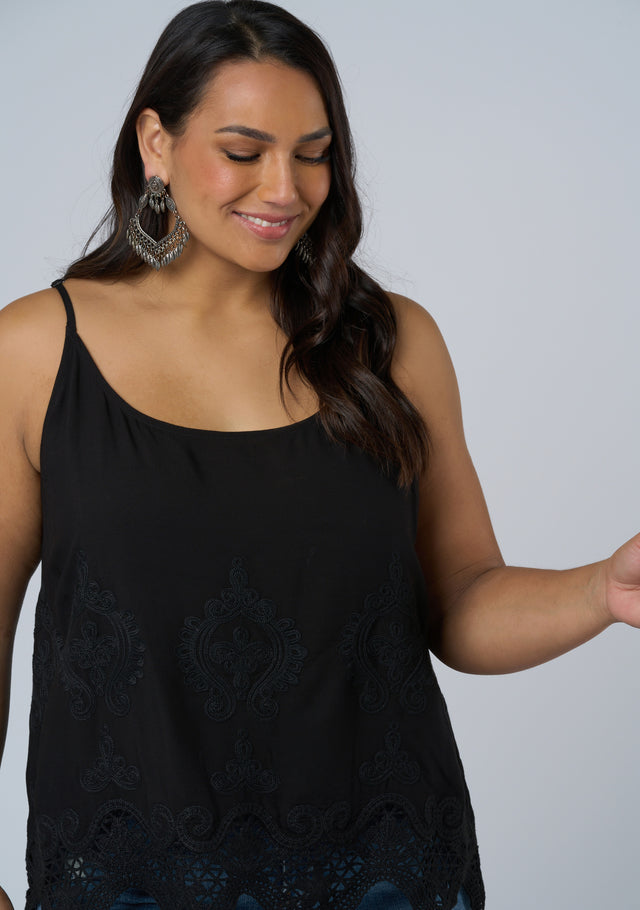 Harvest Moon Embroidered Cami