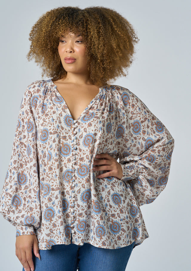 Bianca Print Blouse