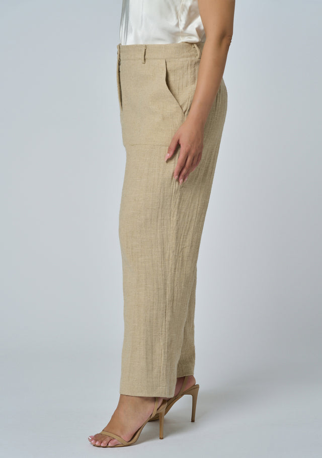 Lila Linen Wide Leg Pant