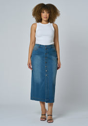 Jeannie Denim Midi Skirt