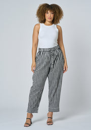 Tara Gingham Jogger Pant