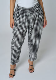 Tara Gingham Jogger Pant