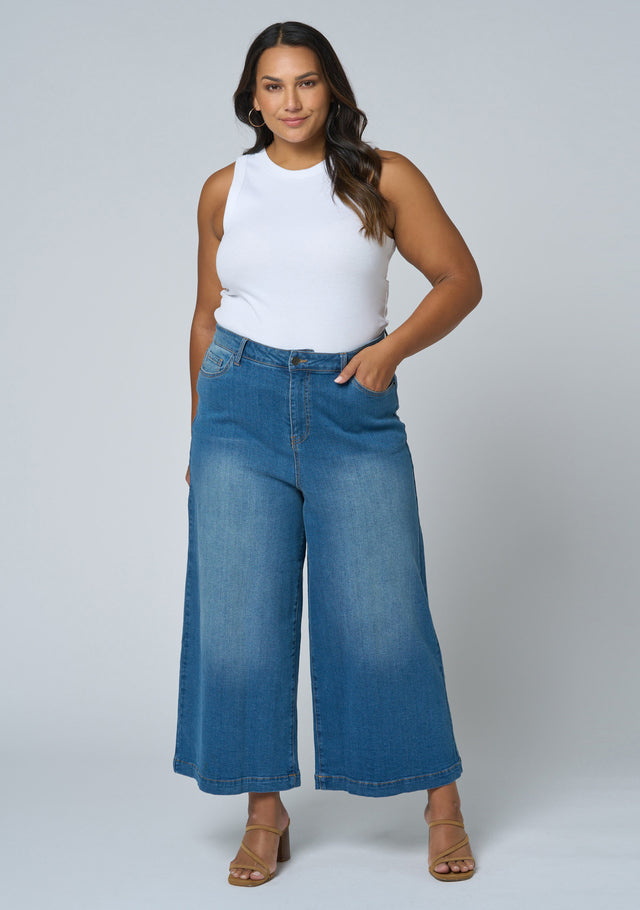 Leigh Denim Culotte